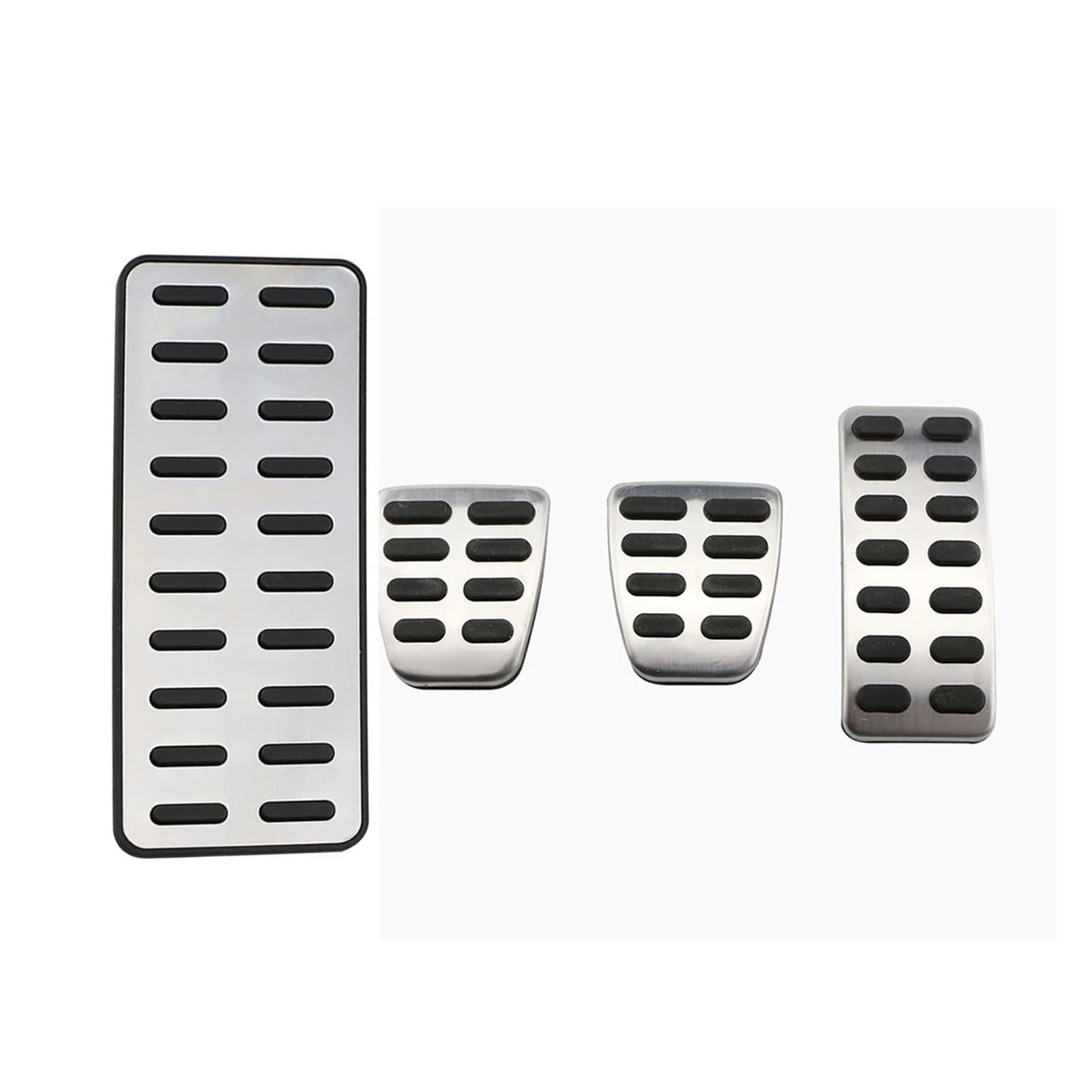 Bremspedalabdeckung Für Kia Für Rio Auto Pedale Gas Accelerator Bremse Kupplung Fußstütze Pedal Abdeckung Fußstütze Pedale Gas Brems Pedalkappen(4Pcs MT with Rest) von LVGVZTTGKM
