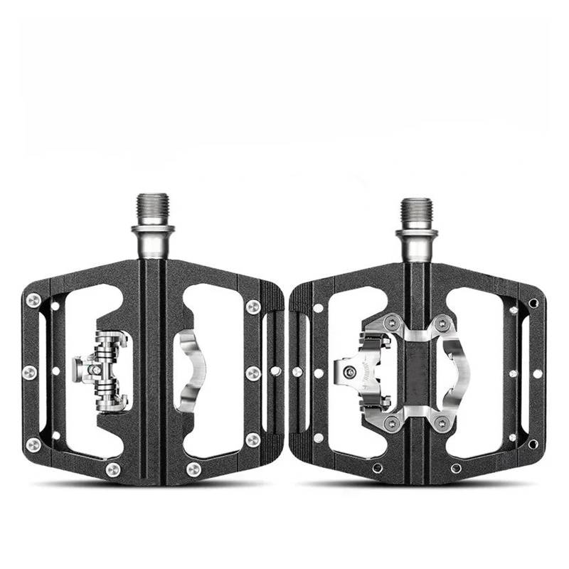 Bremspedalabdeckung Für SPD-System MTB Rennrad Pedale Anti-Rutsch-Lager Radfahren Zubehör Fußstütze Pedale Gas Brems Pedalkappen(084 Black 3 Bearings) von LVGVZTTGKM