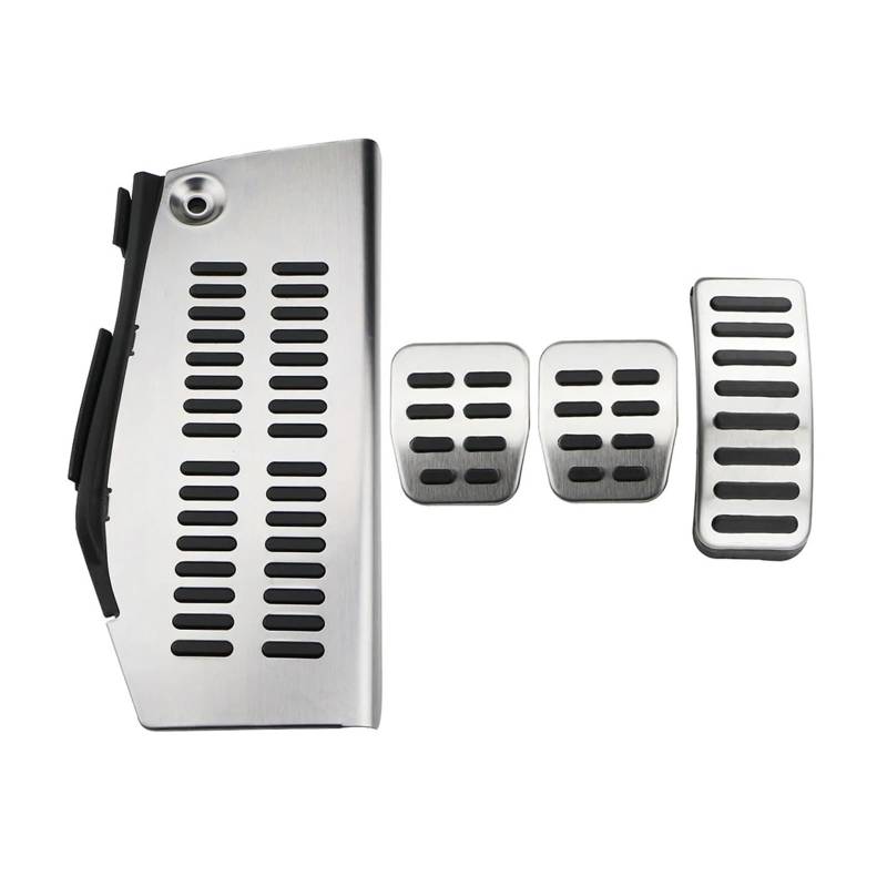 Bremspedalabdeckung Für Seat Ibiza 6k 6L 6J 1995 1996 1997 1998 1999 2000 2001 2002 2003 2004 Edelstahl Gas Brems Dead Rest Pedal Abdeckungen Fußstütze Pedale Gas Brems Pedalkappen(Pedal MT Without Re von LVGVZTTGKM