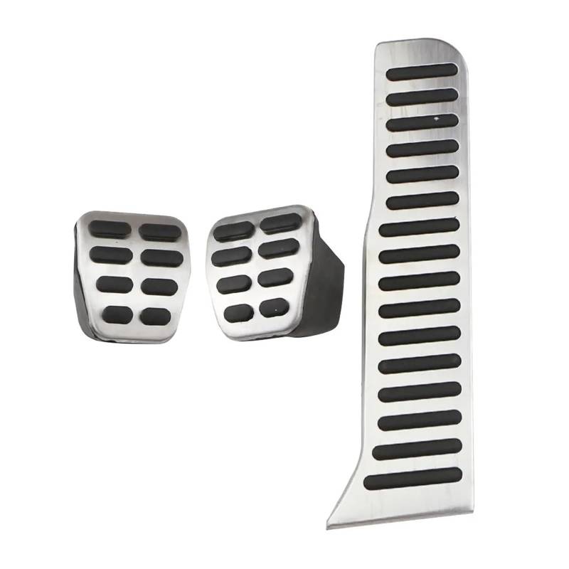 Bremspedalabdeckung Für Skoda Für Superb 2004 2005 2006 2007 2008 2009 2010 2011 2012 2013 2014 Edelstahl LHD Autopedale Gasbremse Fußstütze Pedalabdeckung Fußstütze Pedale Gas Brems Pedalkappen(3Pcs von LVGVZTTGKM