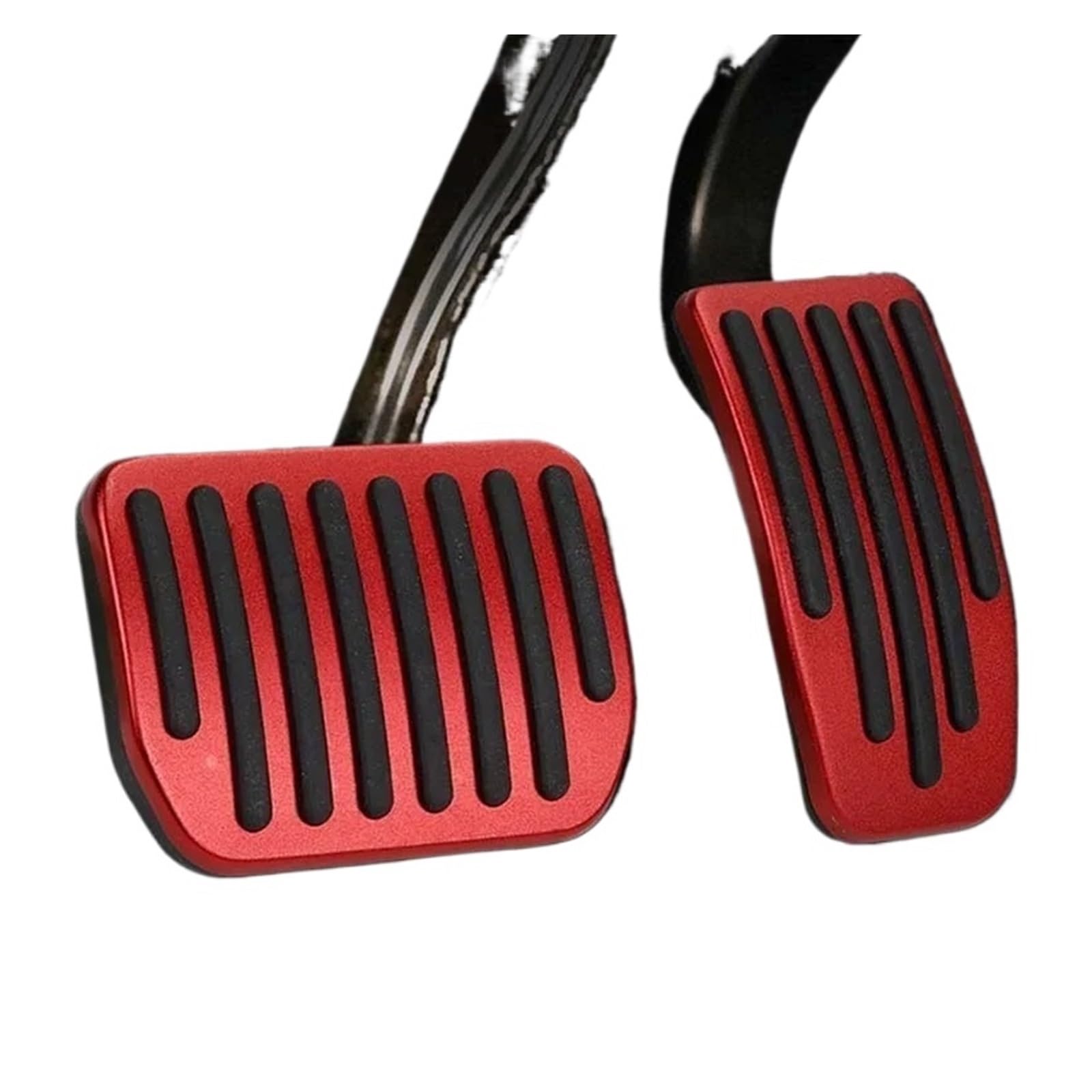 Bremspedalabdeckung Für Tesla Für Modell Für Y 2021 2022 2023 Für Modell Für 3 Highland 2024 Aluminium Legierung Brems Accelerator Fußstütze Pedale Gas Brems Pedalkappen(Red Color) von LVGVZTTGKM