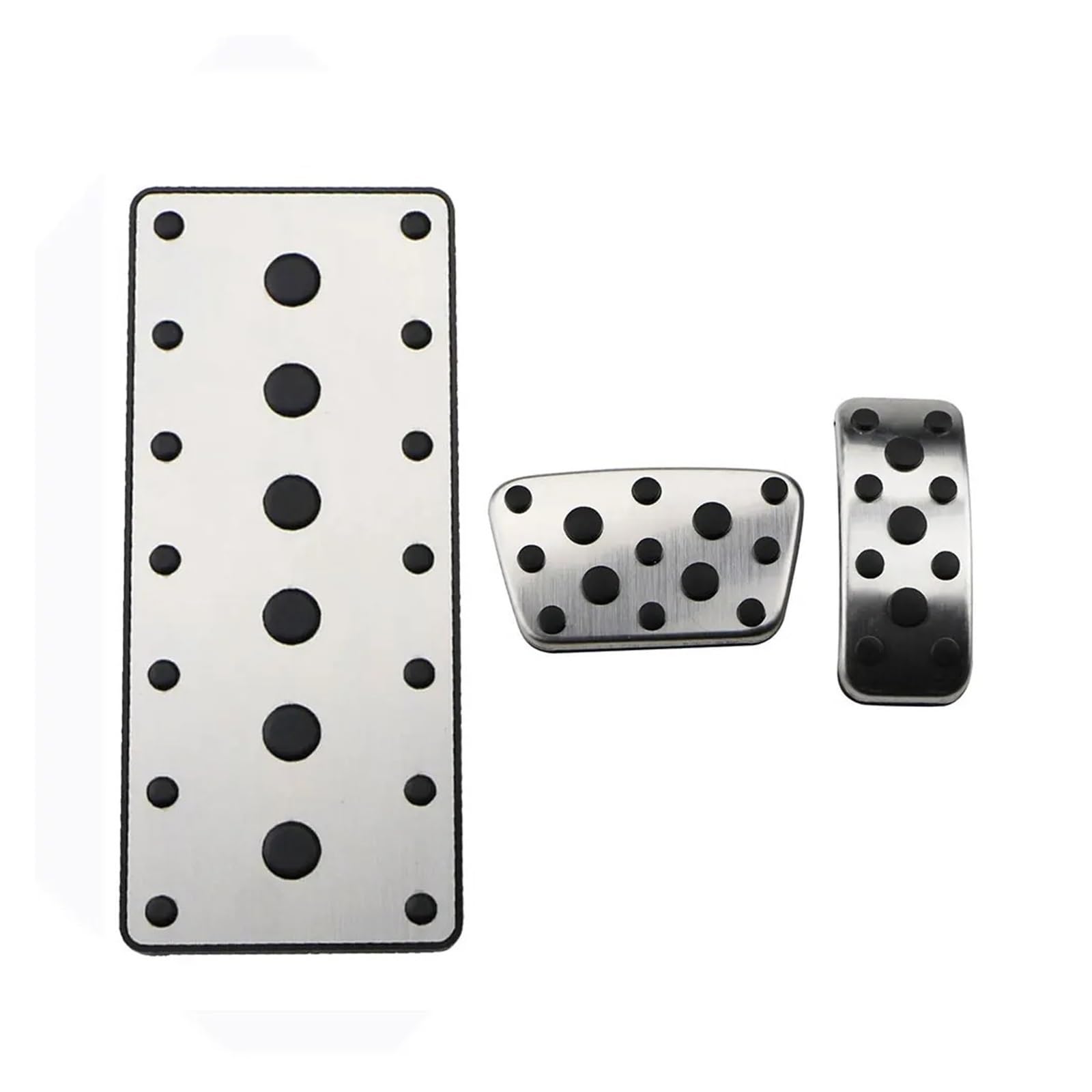 Bremspedalabdeckung Für Toyota Für Fortuner 2017 2018 2019 2020 2021 2022 2023 Auto Pedale Gas Bremse Rest Pedal Pad Cove Fußstütze Pedale Gas Brems Pedalkappen(3Pcs at with Rest) von LVGVZTTGKM