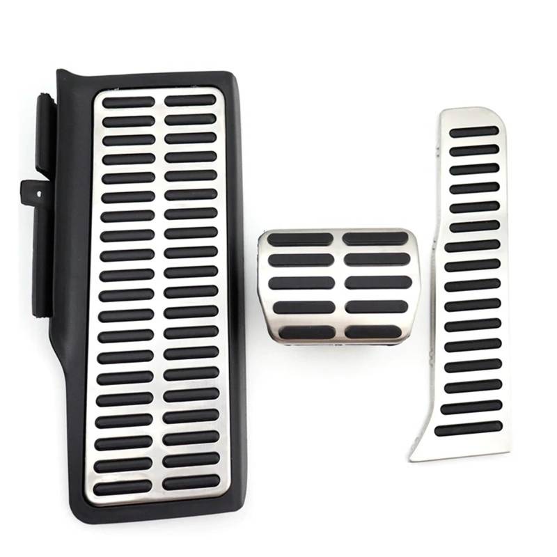 Bremspedalabdeckung Für VW Für Golf Für Touran 1T 5T 2003 2004 2005 2006 2007 2008 2009 2010 2011 2012 2013 2014 2015 Gas Bremse Rest Fußpedal Fußstütze Pedale Gas Brems Pedalkappen(A3 pcs) von LVGVZTTGKM