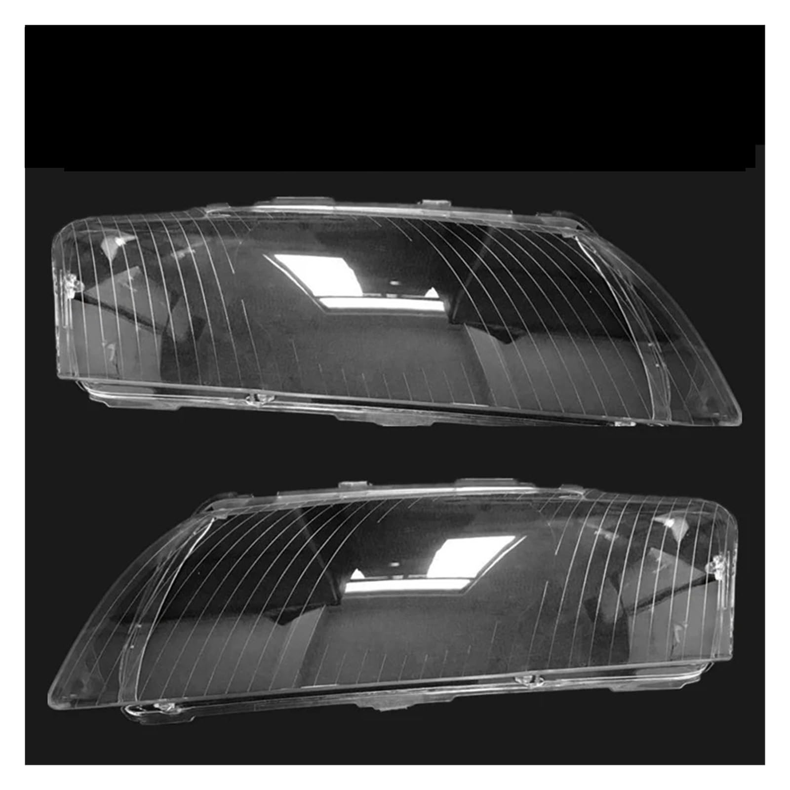 Cheinwerferglas Für A8 D3 2004 2005 2006-2010 Autoscheinwerferglas Klare Linsenabdeckung Ersatz Transparenter Scheinwerferlampenschirm Autozubehör(Left and Right) von LVGVZTTGKM