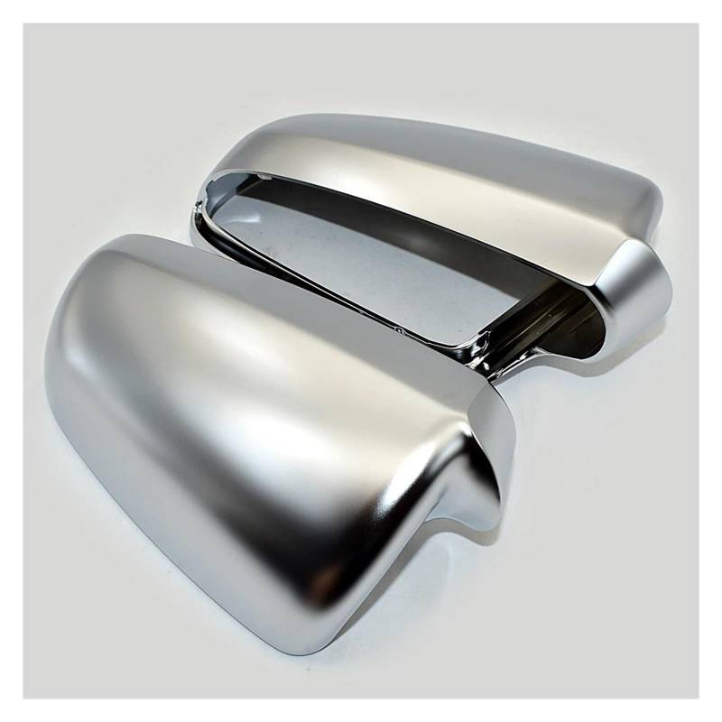 Ersatz-Rückspiegelabdeckungen Für A4 S4 B6 B7 LR Matt Chrom Seitenflügelspiegelabdeckung Shell Cap Gehäusedeckel Fall Set Ersatzq Autospiegelkappen von LVGVZTTGKM