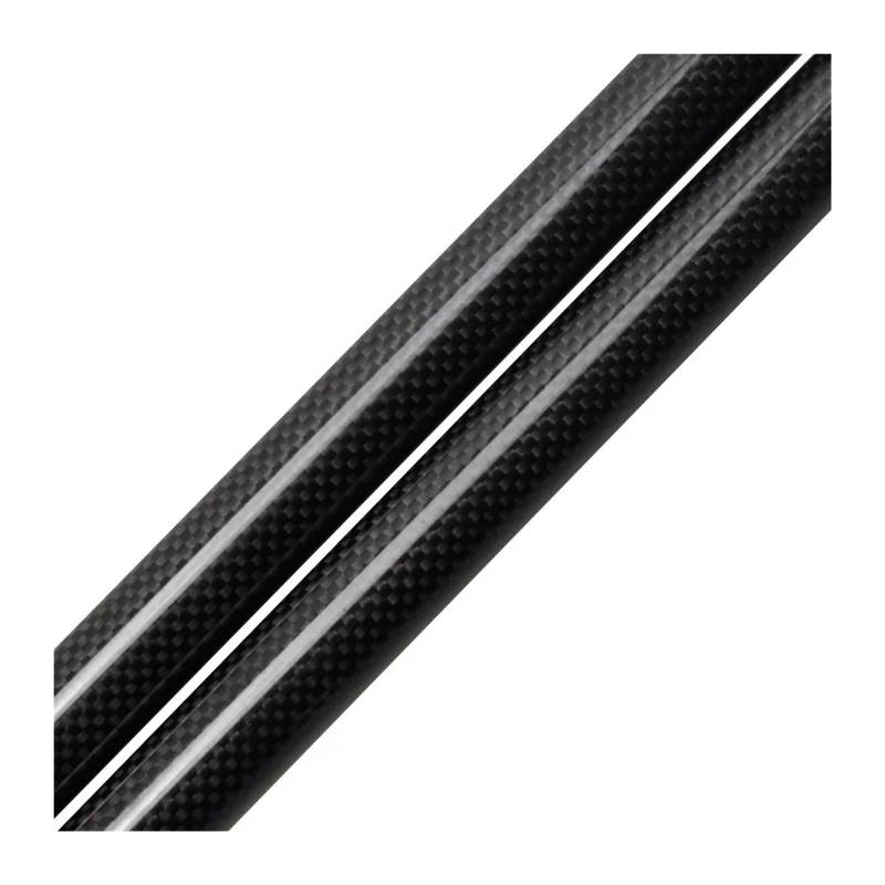Gasfeder Dämpfer Heckklappe Für Toyota Für Hiace H200 2008-2019 Hohes Dach Hinten Auto Heckklappe Boot Carbon Fiber Gas Streben Frühling Lift Unterstützung Dämpfer 79 cm Motorhaube Gasfeder(Black ca von LVGVZTTGKM