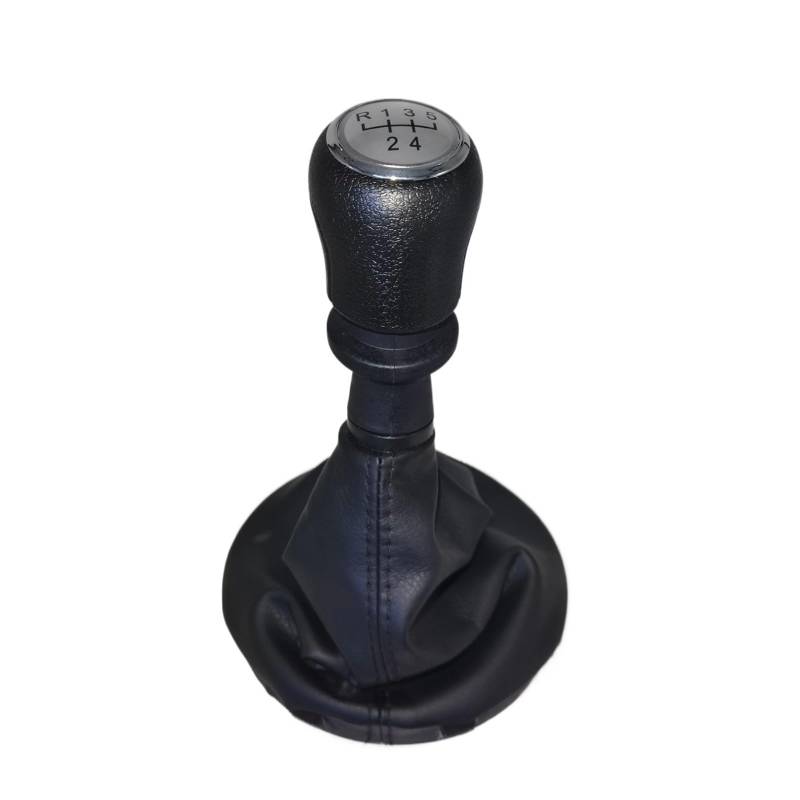 Schaltknäufe Für VW Für Transporter T5 T5.1 T6 Gp 2003-2007 2008 2009 2010 2011 Auto Schalthebel Schaltknauf Leder Gamasche Boot Abdeckung 5 6 Geschwindigkeit Schaltknauf Stick Griff(Silver 5 Speed) von LVGVZTTGKM