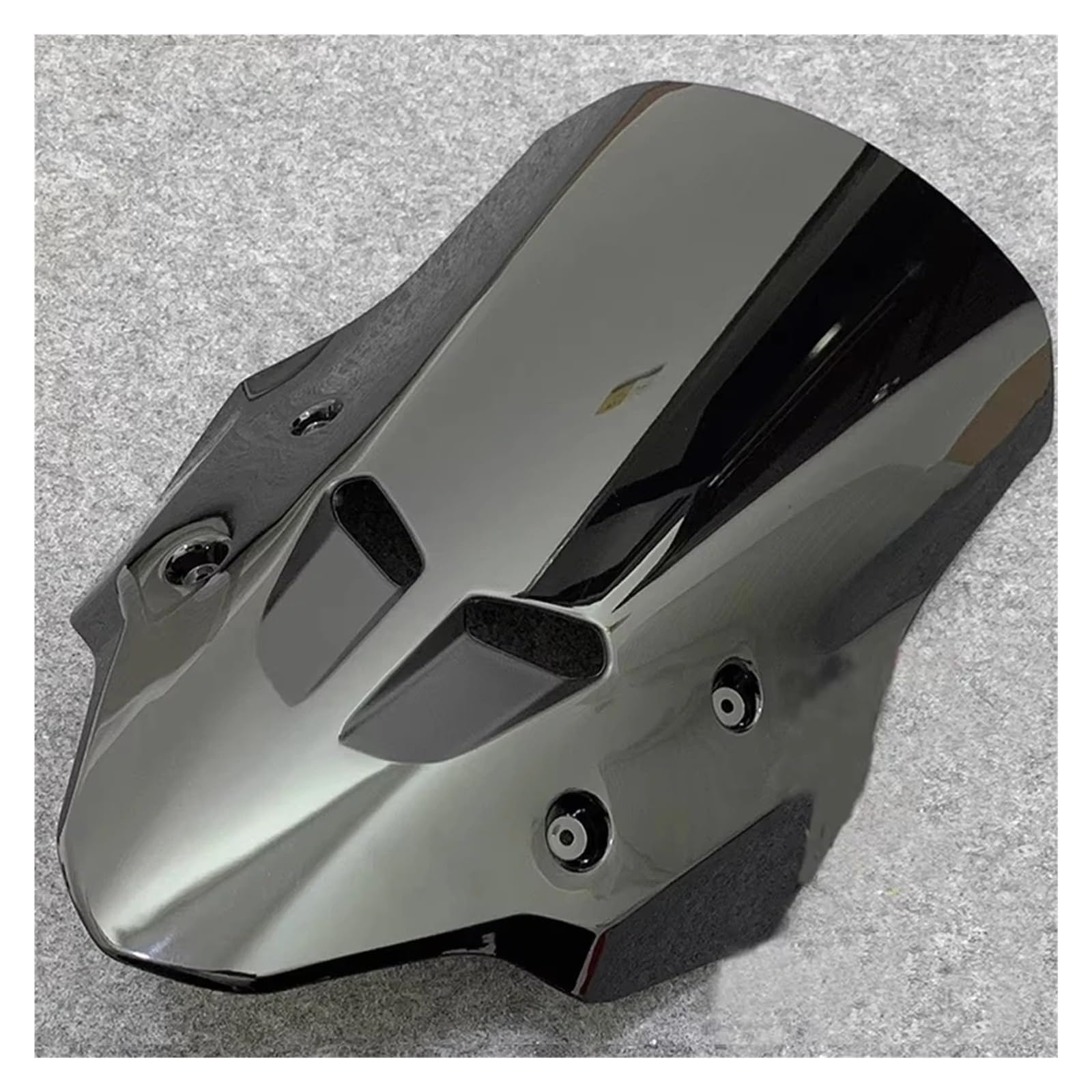 Windschutzscheibe Windschott Für CB500X Für CB400X 2018 2019 2020 2021 2022 2023 2024 Motorradzubehör Windschutzscheibe Windschutz Deflektor Bildschirm Double Bubble Motorrad-Fliegenschutz(Black) von LVGVZTTGKM
