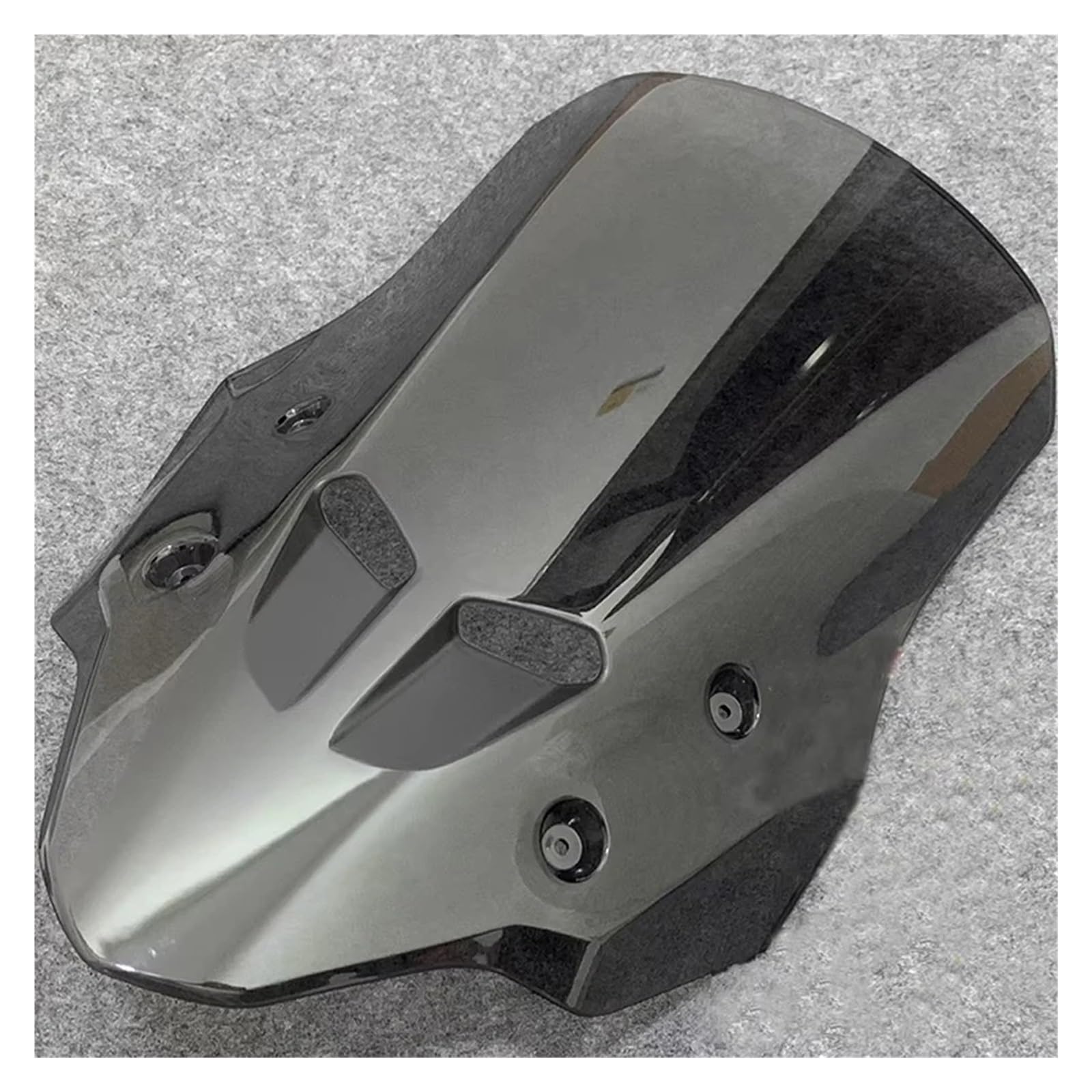 Windschutzscheibe Windschott Für CB500X Für CB400X 2018 2019 2020 2021 2022 2023 2024 Motorradzubehör Windschutzscheibe Windschutz Deflektor Bildschirm Double Bubble Motorrad-Fliegenschutz(Grey) von LVGVZTTGKM