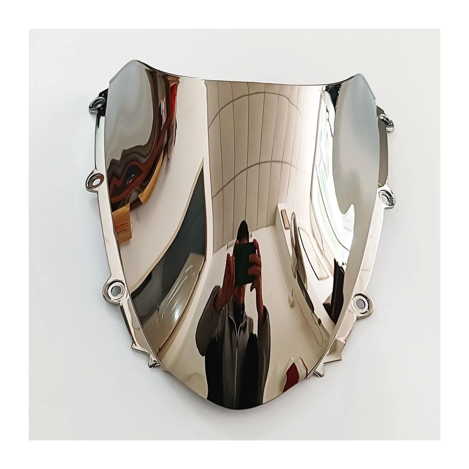 Windschutzscheibe Windschott Für CBR 1000 RR 2004 2005 2006 2007 Motorrad Windschutzscheibe Verkleidung Windschutz Schwarz Iridium Motorrad-Fliegenschutz(Silver) von LVGVZTTGKM
