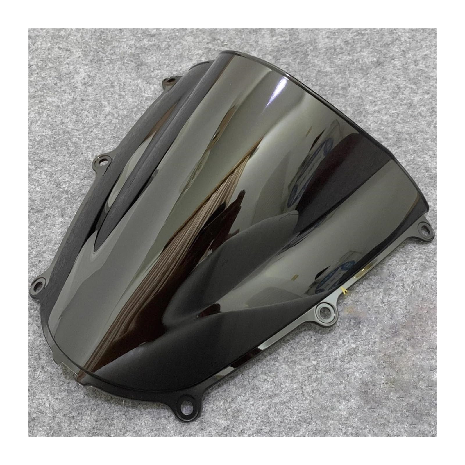 Windschutzscheibe Windschott Für CBR 600 RR F5 CBR600 RR 2005 2006 CBR 600RR 2005 2006 Motorrad Frontscheibe Bildschirm Windabweiser Double Bubble Windschutzscheibe Motorrad-Fliegenschutz(Black) von LVGVZTTGKM