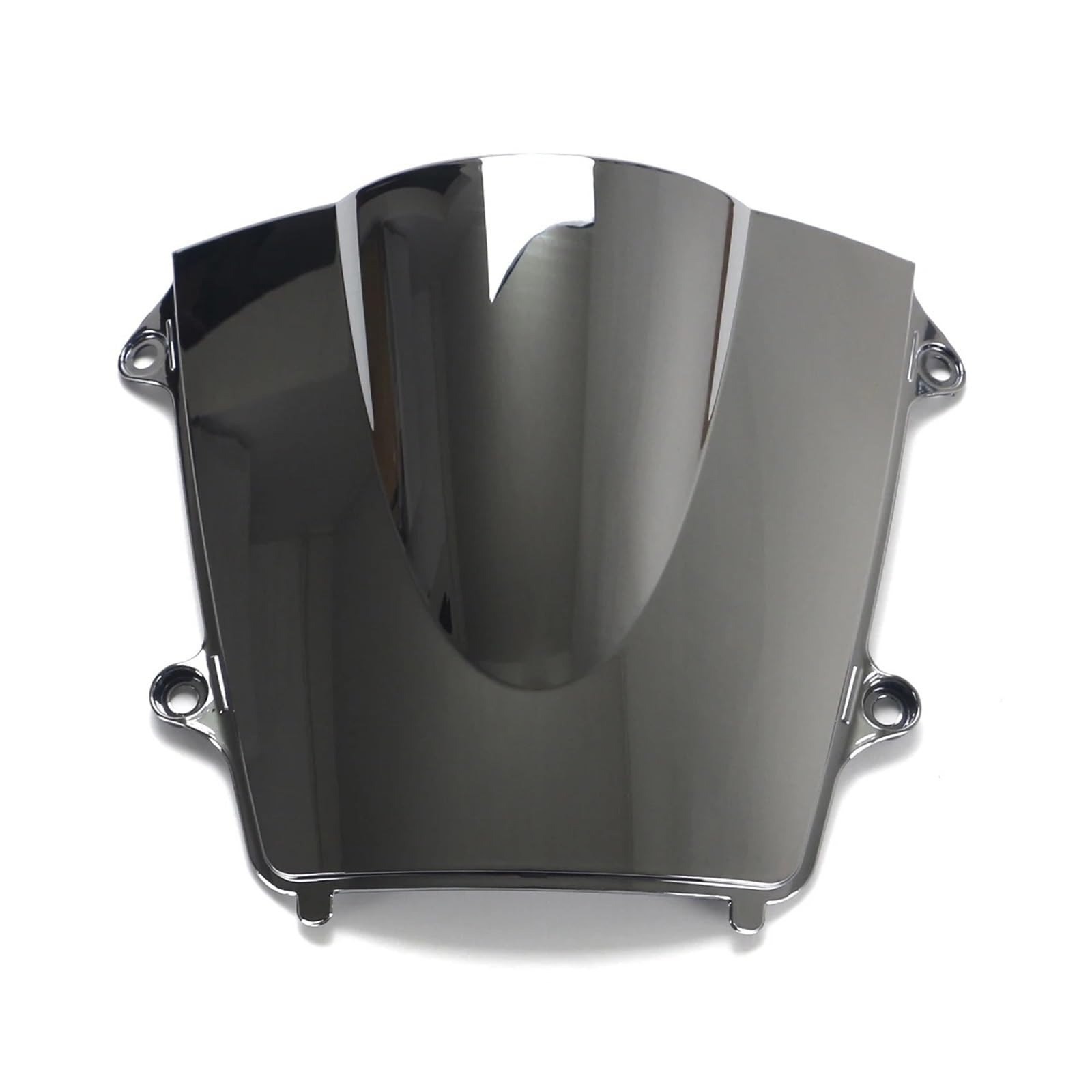 Windschutzscheibe Windschott Für CBR 600RR F5 2013-2021 2014 2015 2016 2017 2018 2019 2020 Motorrad Windschutzscheibe Windschutz Double Bubble Motorrad-Fliegenschutz(Chrome) von LVGVZTTGKM