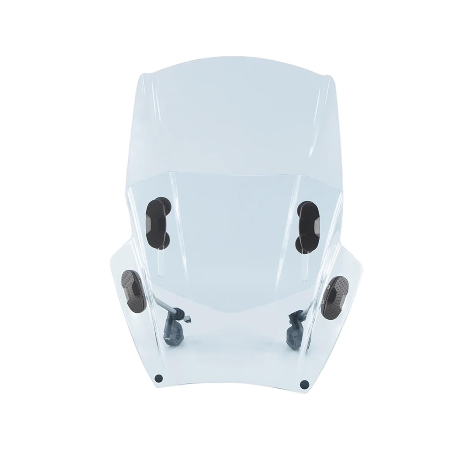 Windschutzscheibe Windschott Für CMX-500 CB600 Für VTX 1800C Für Cross Cub JA45 Motorrad Universal Windschutzscheibe Windschutzscheibe Windschutz Bildschirm Motorrad-Fliegenschutz(Smoke) von LVGVZTTGKM