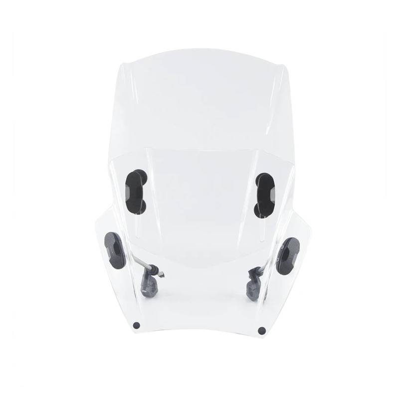Windschutzscheibe Windschott Für CMX-500 CB600 Für VTX 1800C Für Cross Cub JA45 Motorrad Universal Windschutzscheibe Windschutzscheibe Windschutz Bildschirm Motorrad-Fliegenschutz(Transparent) von LVGVZTTGKM