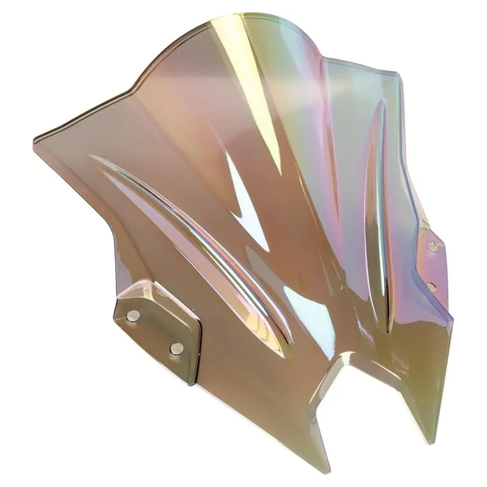 Windschutzscheibe Windschott Für Kawasaki Für NINJA500 SE Für Ninja500 2024-2025 Motorrad Windschutzscheibe Windschutz Schallwand Air Windabweiser Vorne Fliegengitter Motorrad-Fliegenschutz(Multi) von LVGVZTTGKM
