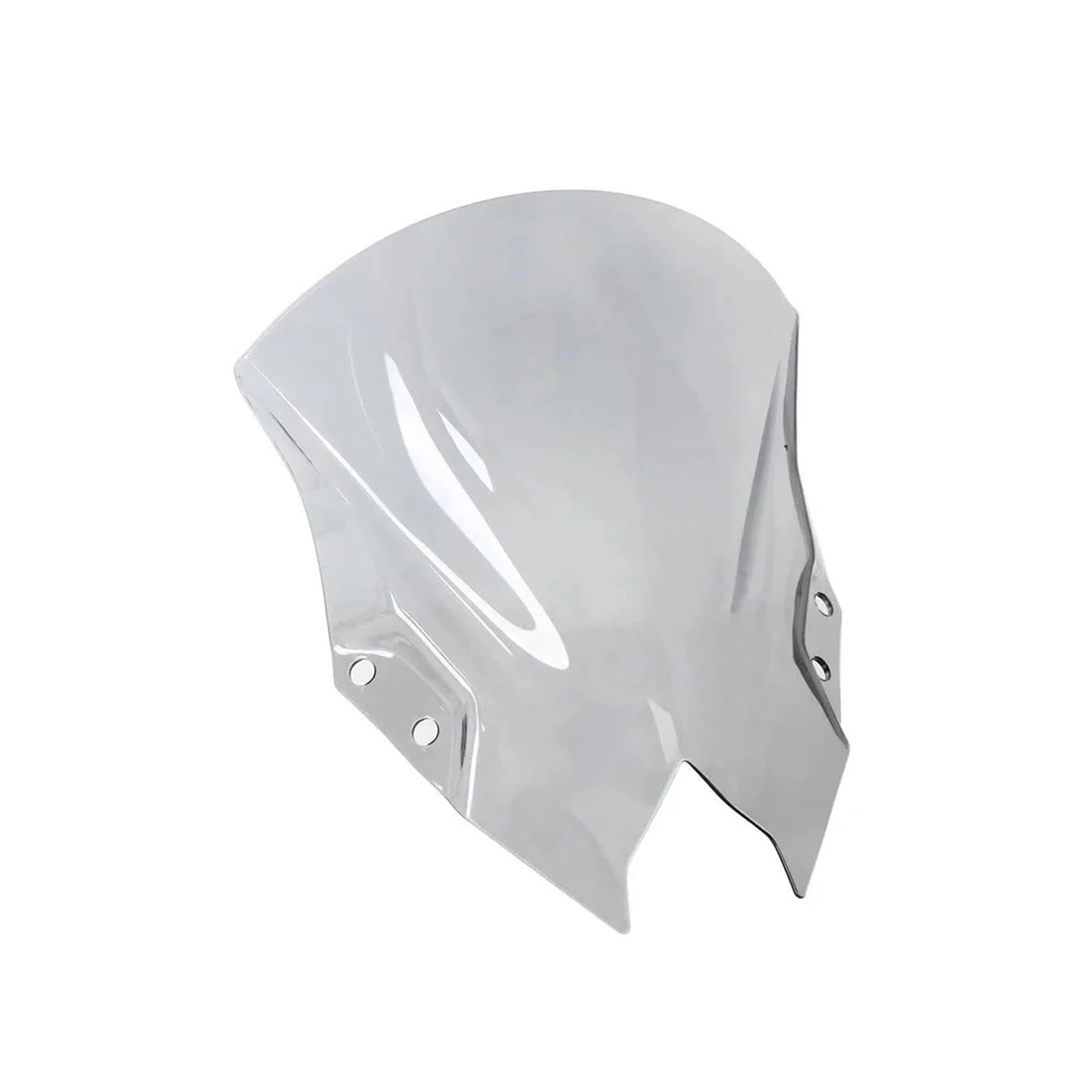 Windschutzscheibe Windschott Für Kawasaki Für Ninja 500 Ninja500 Für Ninja 500 NINJA500 SE 2024 2025 Motorrad Windschutz Windschutz Double Bubble Motorrad-Fliegenschutz(Smoky) von LVGVZTTGKM