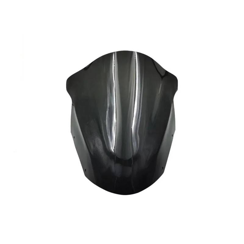 Windschutzscheibe Windschott Für Kawasaki Für Ninja 650R Für ER-6F 2009 2020 2010 2011 Motorrad Frontscheibe Schild Protector Wind Abfangjäger Luftstrom Wind Bildschirm Motorrad-Fliegenschutz(Black) von LVGVZTTGKM