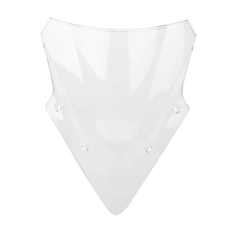 Windschutzscheibe Windschott Für Kawasaki Für Ninja Für 650 ER6F EX650 2017 2018 2019 Motorradzubehör Racing Windschutzscheibe Windschutz Windabweiser Double Bubble Motorrad-Fliegenschutz(Clear) von LVGVZTTGKM