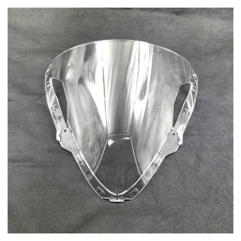 Windschutzscheibe Windschott Für Kawasaki Für Ninja Für ZX-6R 2024 Motorrad Frontscheibe Windschutz Schallwand Windabweiser Sturm Haube Motorrad-Fliegenschutz(Clear) von LVGVZTTGKM