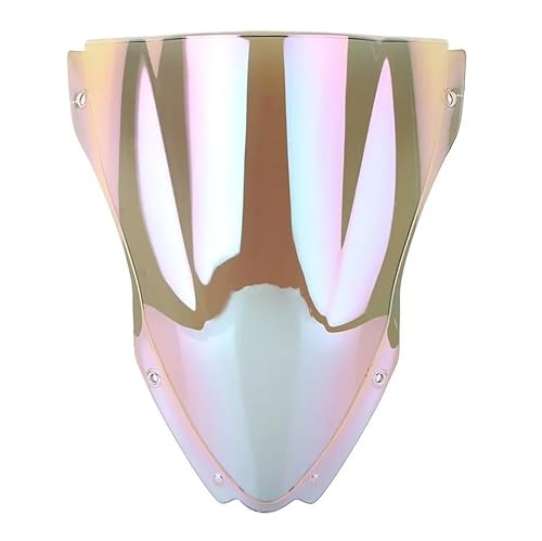 Windschutzscheibe Windschott Für Kawasaki Für Ninja ZX10R ZX-10R 2016 2017 2018 2019 2020 Motorrad Bildschirm Windschutzscheibe Windschutz Double Bubble Verkleidung Motorrad-Fliegenschutz(Light Iridiu Windschutzscheibe Windschott Für Kawasaki Für Ninja ZX10R ZX-10R 2016 2017 2018 2019 2020 Motorrad Bildschirm Windschutzscheibe Windschutz Double Bubble Verkleidung Motorrad-Fliegenschutz(Light Iridiu von LVGVZTTGKM
