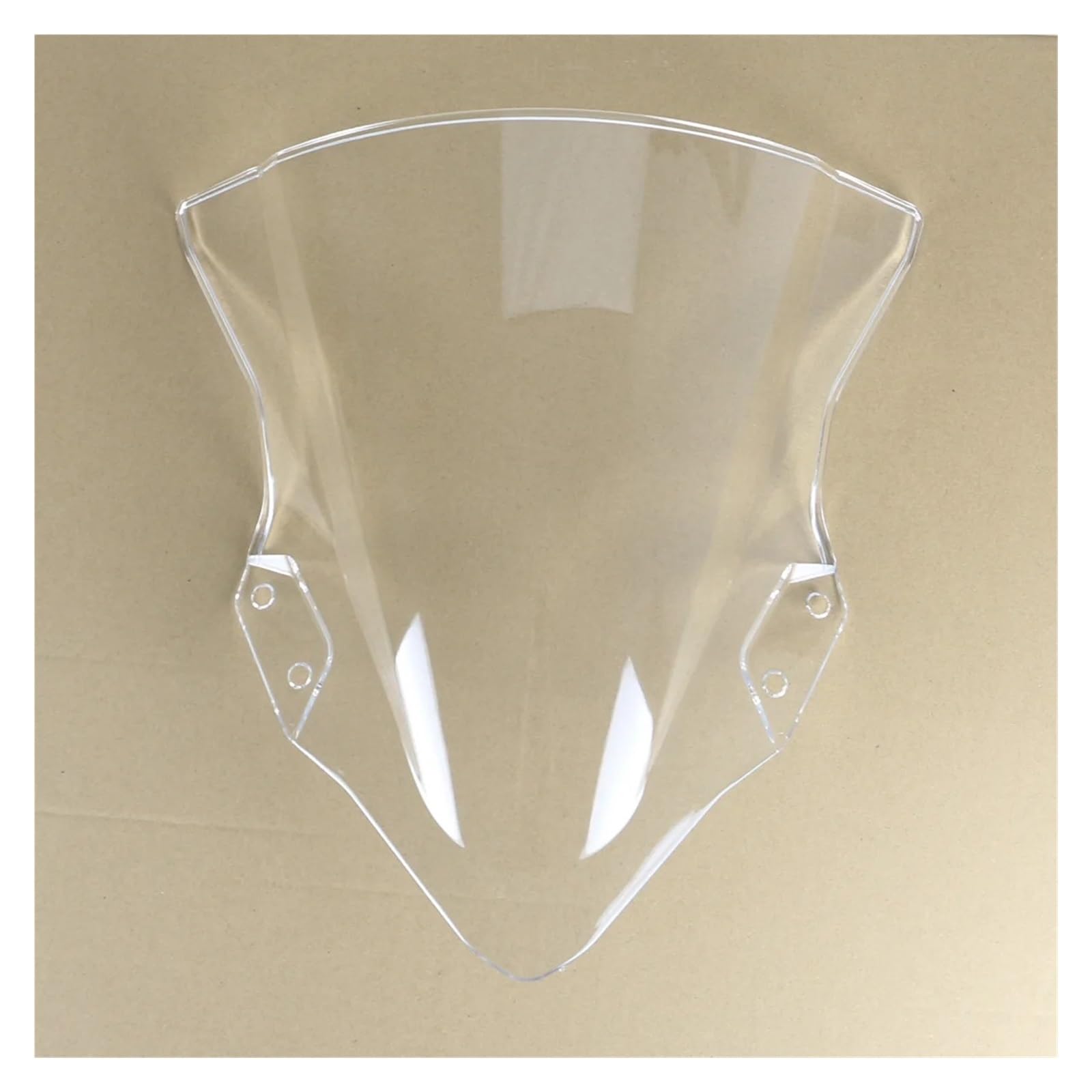 Windschutzscheibe Windschott Für Kawasaki Für Ninja400 Für EX400 2018-2023 2019 2020 2021 2022 Motorrad Windschutzscheibe Windschutz Double Bubble Motorrad-Fliegenschutz(Clear) von LVGVZTTGKM