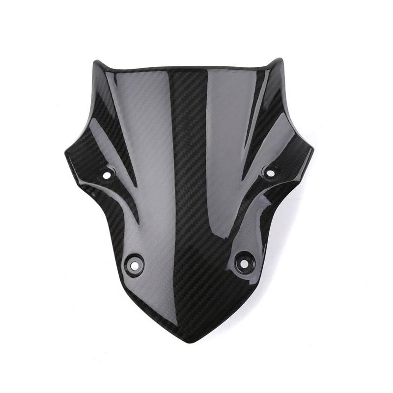 Windschutzscheibe Windschott Für Kawasaki Für Z900 2017 2018 2019 Geeignetes Motorrad Modifiziertes Kohlenstoff-Faser-Windschutzscheiben-Frontscheiben-Panel Motorrad-Fliegenschutz von LVGVZTTGKM
