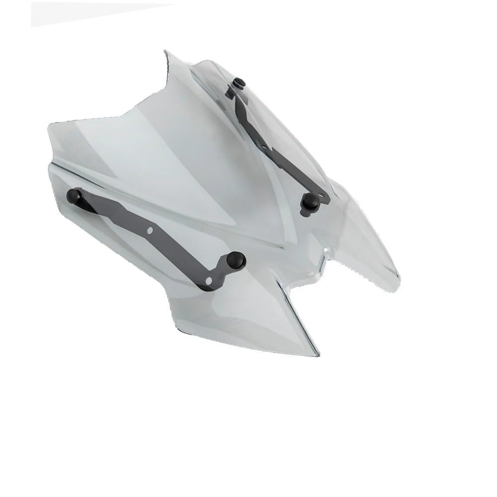 Windschutzscheibe Windschott Für Kawasaki Für Z900 Z 900 2020 2021 2022 2023 2024 Schwarz Grau Motorrad Zubehör Sport Windschutz Windschutz Viser Visier Motorrad-Fliegenschutz(Light Gray) von LVGVZTTGKM