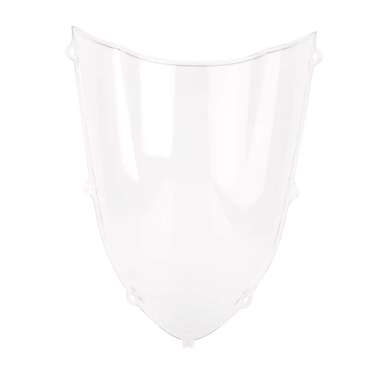 Windschutzscheibe Windschott Für Kawasaki Für ZX-10R 2004 2005 Motorrad Bildschirm Windschutzscheibe Windschutz Double Bubble Verkleidung Motorrad-Fliegenschutz(Clear) von LVGVZTTGKM