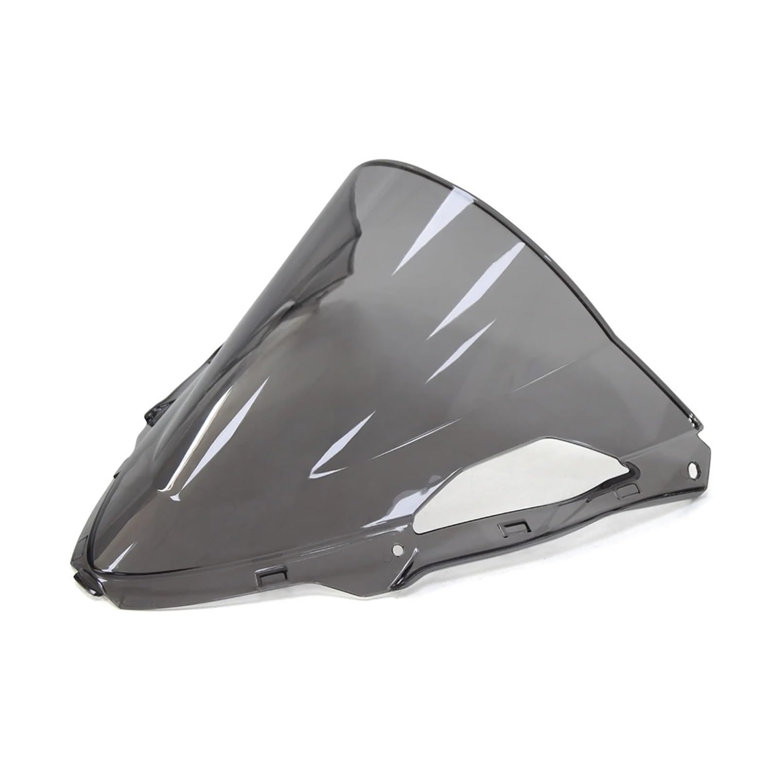 Windschutzscheibe Windschott Für Kawasaki Für ZX-6R ZX6R ZX 6R 2023 2024 Motorrad Frontscheibe Windschutz Schallwand Wind Deflektoren Motorrad-Fliegenschutz(Light Smoke) von LVGVZTTGKM