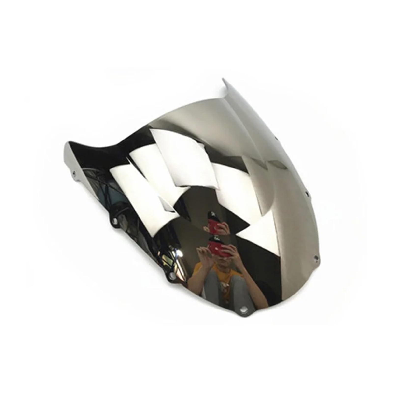 Windschutzscheibe Windschott Für Kawasaki Für ZX9R 1997 1998 1999 Motorrad Windschutzscheibe Schwarz Rauch Farbe Windschutzscheibe Windschutz Motorrad-Fliegenschutz(Silvery) von LVGVZTTGKM