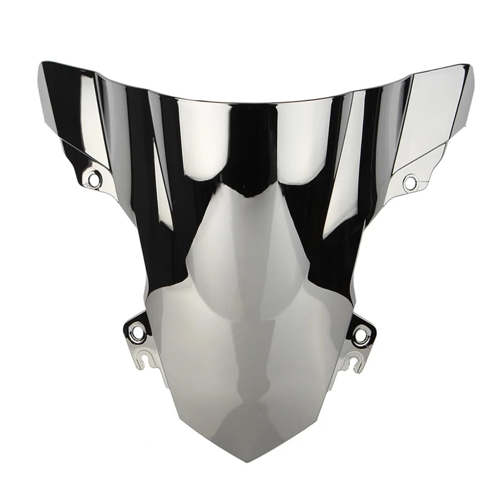 Windschutzscheibe Windschott Für S 1000 RR 2015 2016 2017 S1000 RR Motorrad Windschutzscheibe Winddicht Windschutz ABS Kunststoff Motorrad-Fliegenschutz(Silver) von LVGVZTTGKM