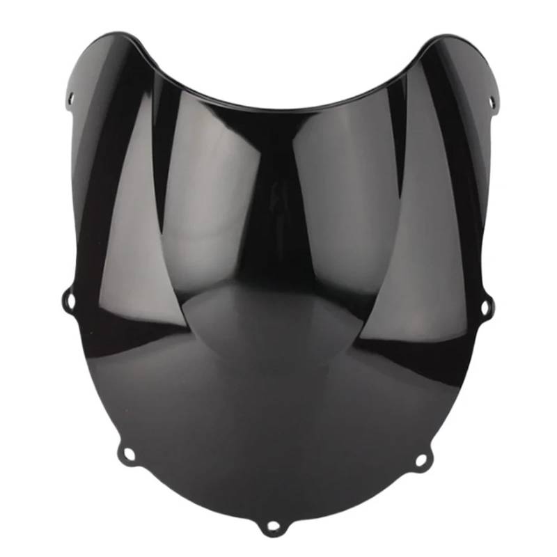 Windschutzscheibe Windschott Für Suzuki Für GSXR 600 750 R Für SRAD 1996 1997 1998 1999 Motorrad Double Bubble Windschutzscheibe Deflektor Schutz Wind Bildschirm Motorrad-Fliegenschutz(Black) von LVGVZTTGKM