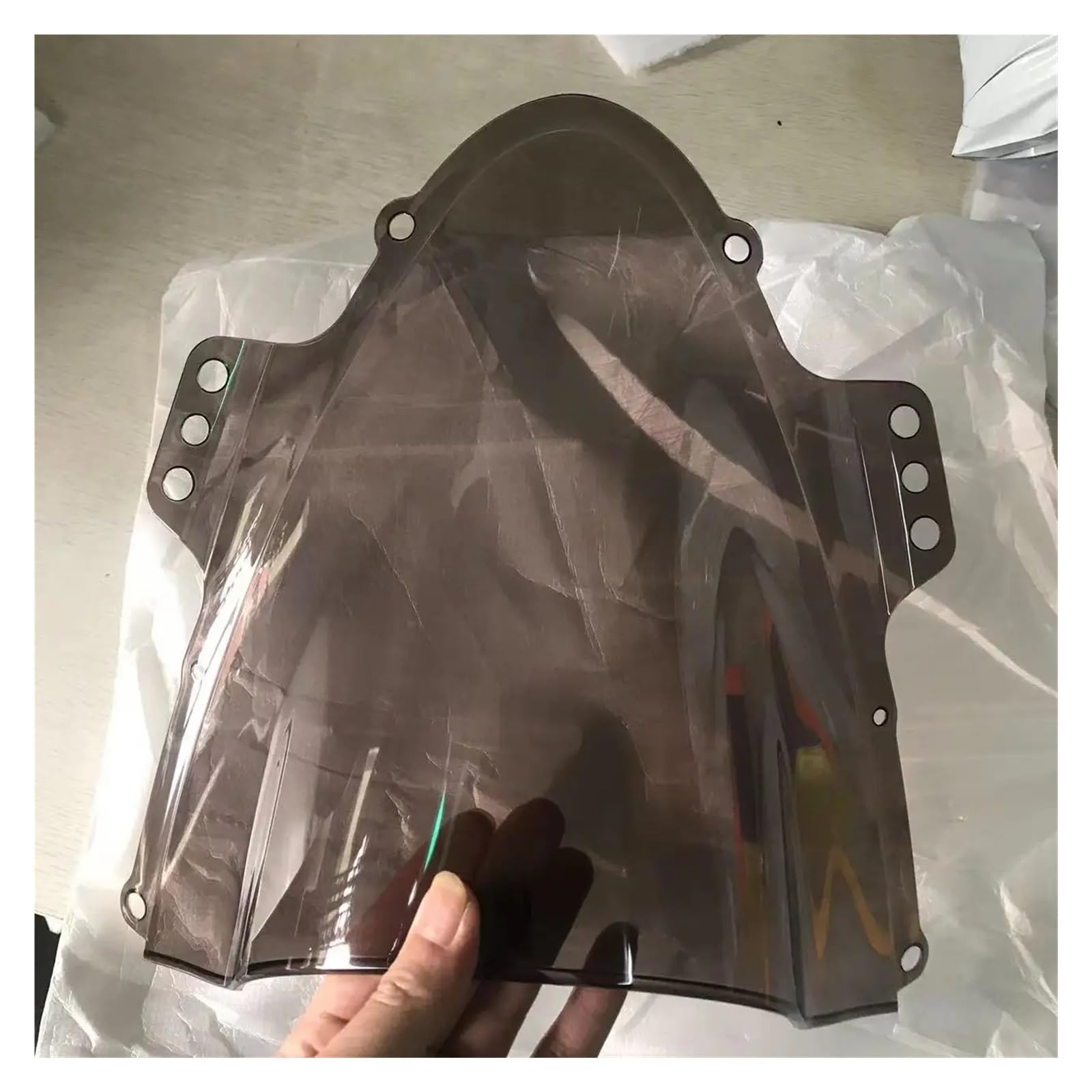 Windschutzscheibe Windschott Für Suzuki Für GSXR1000 Für GSX-R Für GSXR 1000 K5 2005 2006 Motorrad-Windabweiser Windschutzscheibe Windschutzscheibe Dunkel Rauch Transparent Motorrad-Fliegenschutz(Smok von LVGVZTTGKM