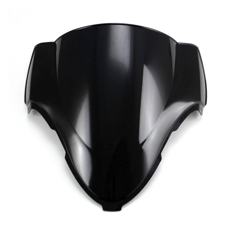 Windschutzscheibe Windschott Für Suzuki Für Hayabusa Für GSX1300R 1999 2000 2001 2002 2003 2004 2005 2006 2007 Motorrad Windschutzscheibe Windschutz Double Bubble Motorrad-Fliegenschutz(Black) von LVGVZTTGKM