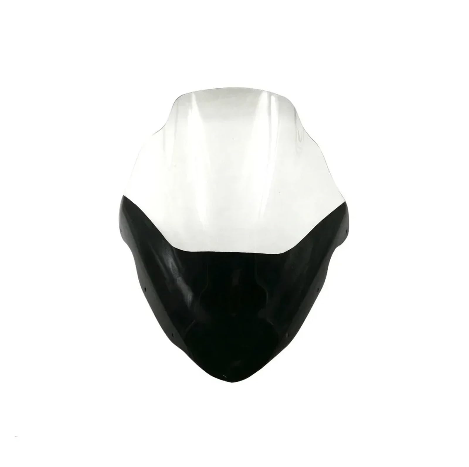 Windschutzscheibe Windschott Für T-MAX500 2001 2002 2003 2004 2005 2006 2007 Motorrad-Frontscheibe Winddicht Windschutz Deflektor Sturmhaube Motorrad-Fliegenschutz(Black and Clear) von LVGVZTTGKM