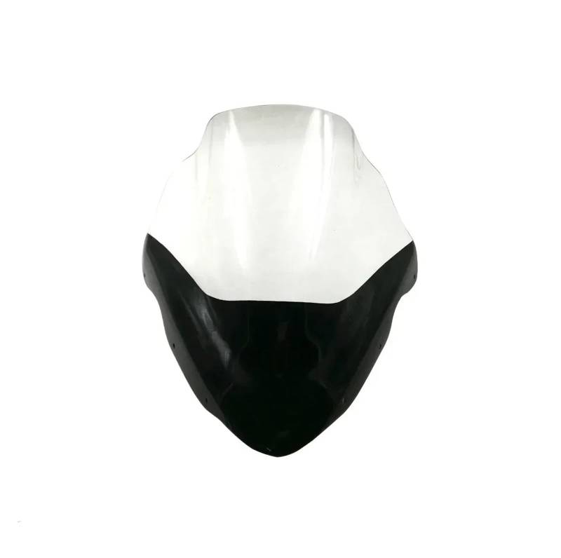 Windschutzscheibe Windschott Für T-MAX500 2001 2002 2003 2004 2005 2006 2007 Motorrad-Frontscheibe Winddicht Windschutz Deflektor Sturmhaube Motorrad-Fliegenschutz(Black and Clear) von LVGVZTTGKM