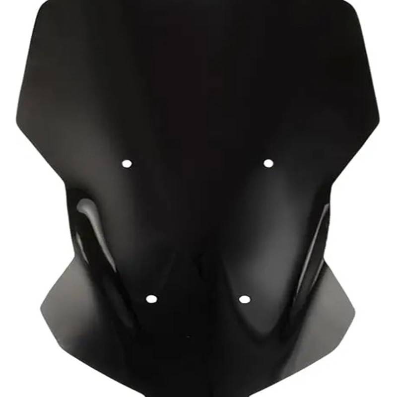 Windschutzscheibe Windschott Für Tracer Für 700GT 7GT 2019 2020 2021 2022 2023 2024 Motorrad Windschutzscheibe Windschutz Air Wind Schild Deflektor Zubehör Motorrad-Fliegenschutz(Black) von LVGVZTTGKM