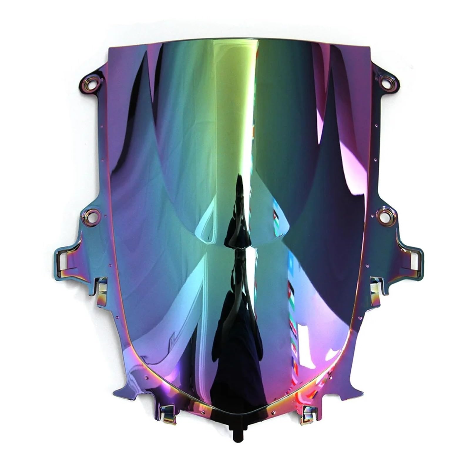 Windschutzscheibe Windschott Für YZF 1000 Für R1 2015 2016 2017 2018 2019 Motorrad Rauch Klar Spoiler Windschutzscheibe Blase Windschutzscheiben Windabweiser Motorrad-Fliegenschutz(Iridium) von LVGVZTTGKM