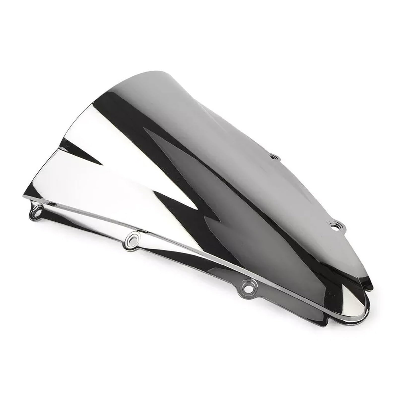 Windschutzscheibe Windschott Für YZF Für R1 Für YZF-R1 2000 2001 Motorrad Double Bubble Windschutzscheibe Windschutzscheibe Bildschirm ABS Schild Motorrad-Fliegenschutz(Silver) von LVGVZTTGKM