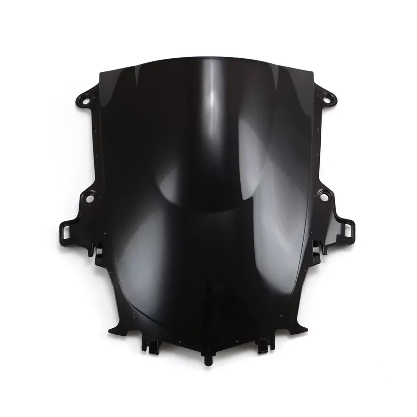 Windschutzscheibe Windschott Für YZF-R1 R1M R1S 2015 2016 2017 2018 2019 Motorrad Double Bubble Windschutz Windschutz Bildschirm ABS Schild Motorrad-Fliegenschutz(Black) von LVGVZTTGKM