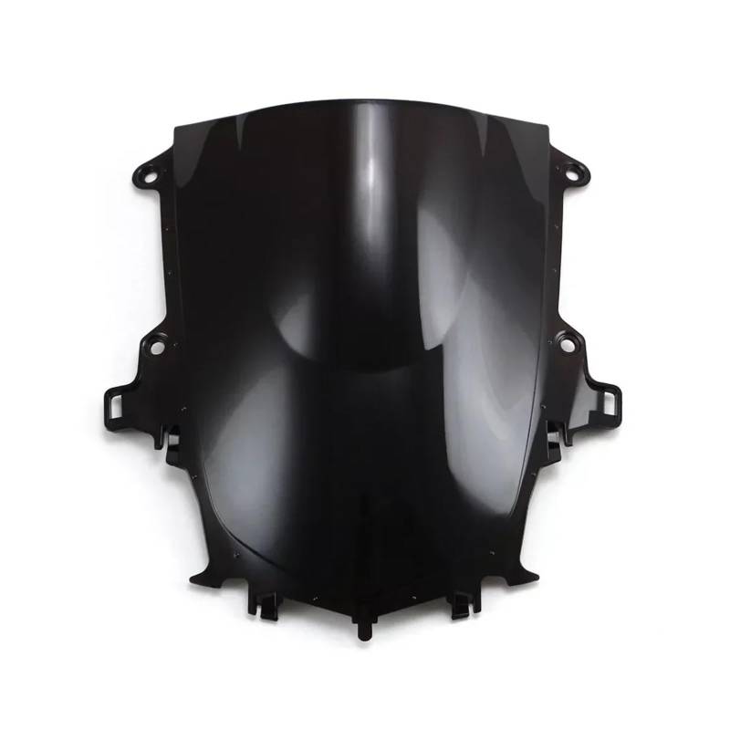 Windschutzscheibe Windschott Für YZF-R1 R1M R1S 2015 2016 2017 2018 2019 Motorrad Double Bubble Windschutz Windschutz Bildschirm ABS Schild Motorrad-Fliegenschutz(Black) von LVGVZTTGKM