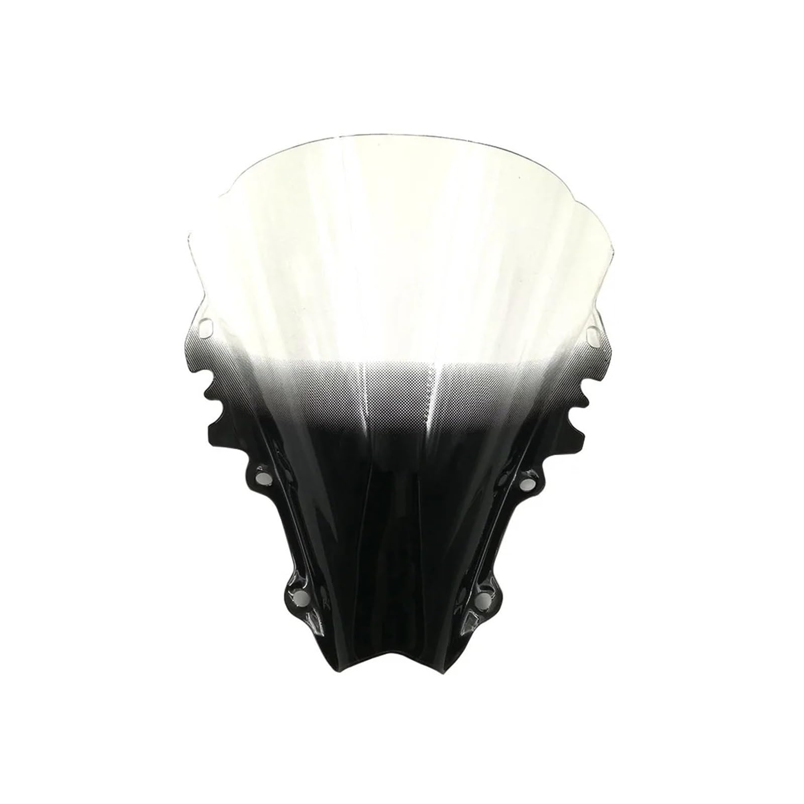 Windschutzscheibe Windschott Für YZF-R6 2006 2007 Motorrad Frontscheibe Schild Protector Winddicht Deflektor Wind Abfangjäger Motorrad-Fliegenschutz(White and Black) von LVGVZTTGKM