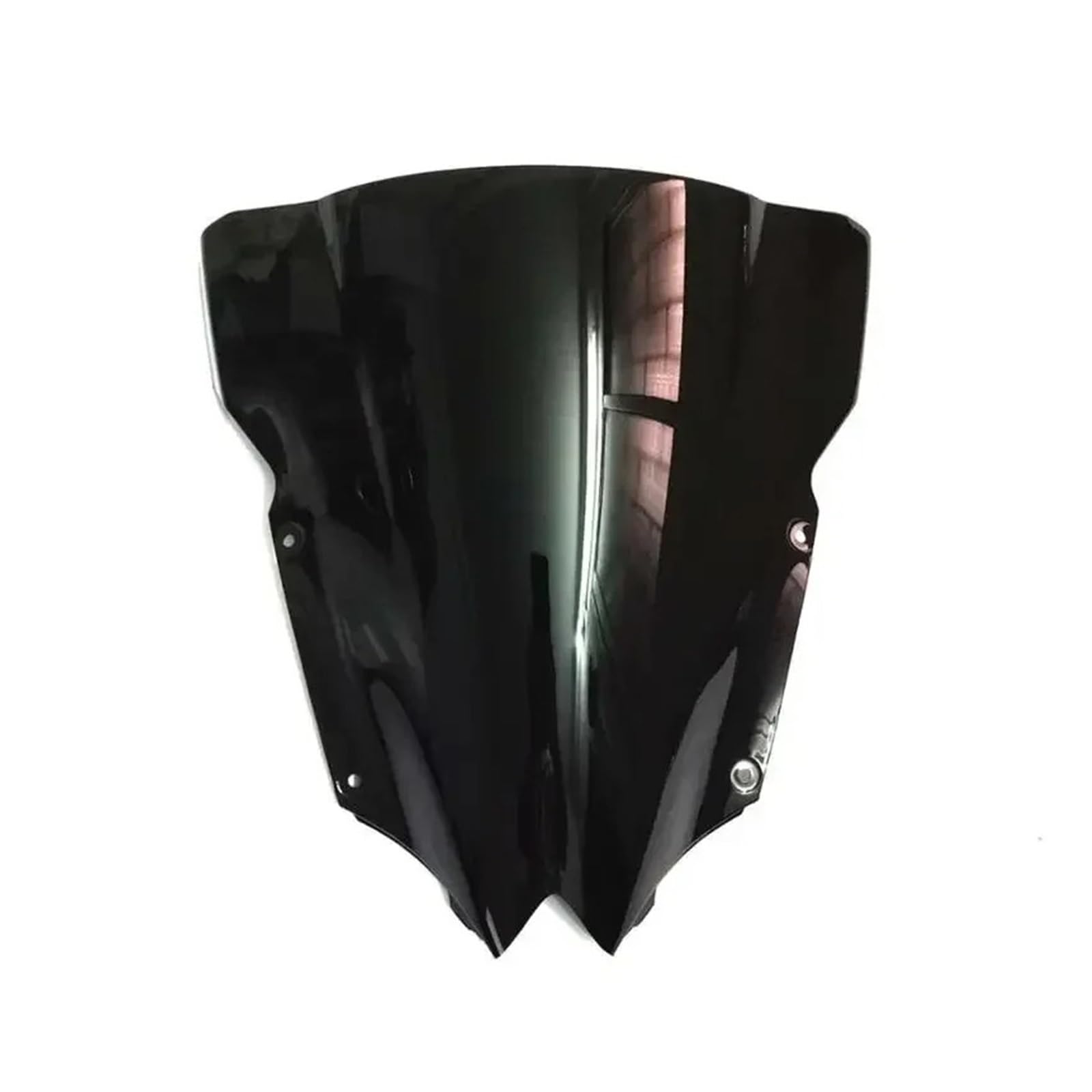 Windschutzscheibe Windschott Für YZF R6 Für YZF-R6 2008 2009 2010 2011 2012 2013 2014 2015 2016 Motorrad Windschutzscheibe Windschutz Frontglas Double Bubble Motorrad-Fliegenschutz(Black) von LVGVZTTGKM