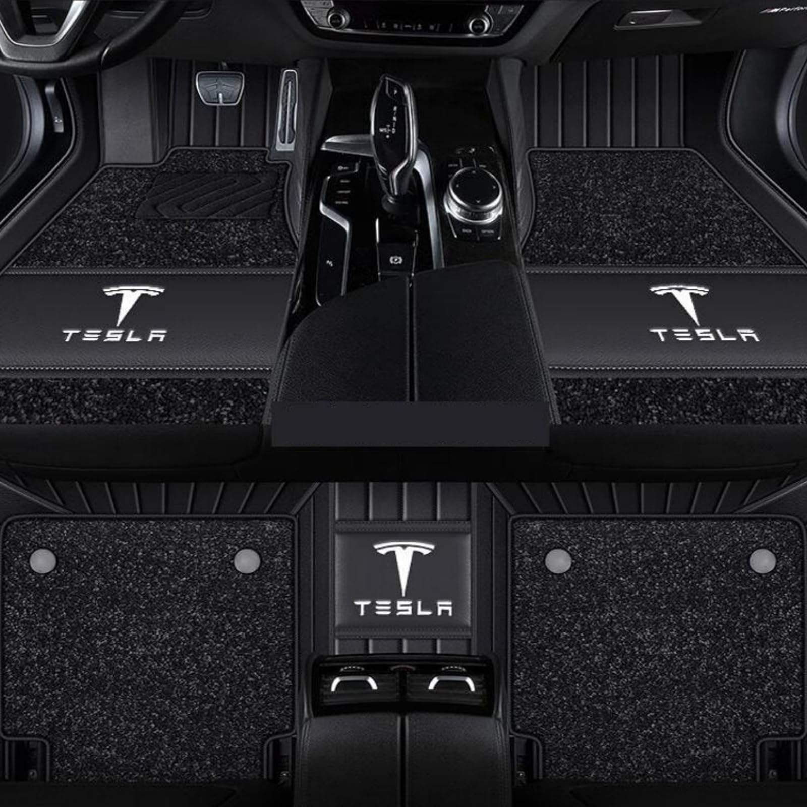 1 Satz Fußmatten Autoteppich für Tesla ModelX 6Seats 15-23 Automatte Absatzschoner aus Gummi Antirutschmatte Passgenau Verstärkter Allwetter,normal-Blackstyle 1 Satz Fußmatten Autoteppich für Tesla ModelX 6Seats 15-23 Automatte Absatzschoner aus Gummi Antirutschmatte Passgenau Verstärkter Allwetter,normal-Blackstyle von LVIPP