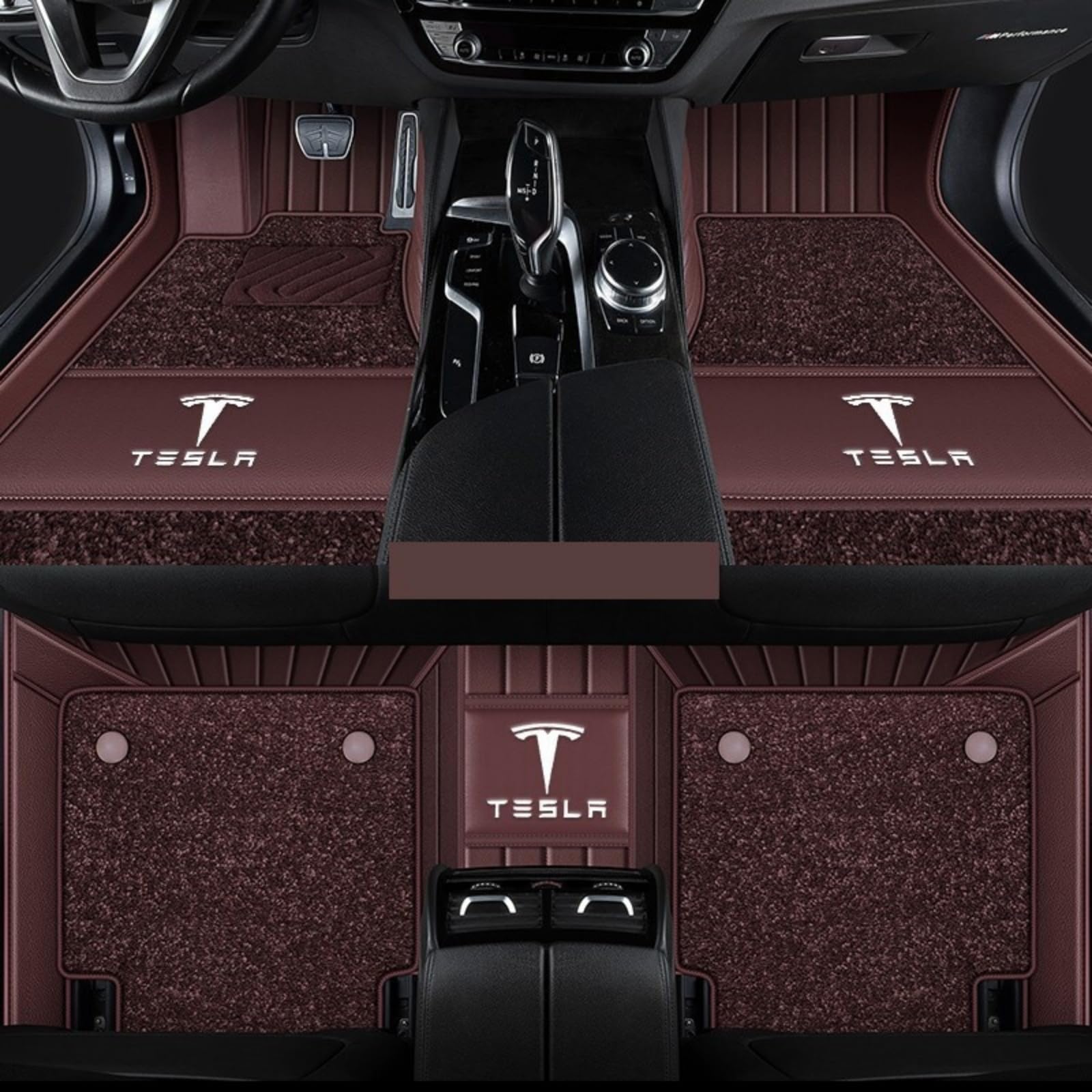 1 Satz Fußmatten Autoteppich für Tesla ModelX 6Seats 15-23 Automatte Absatzschoner aus Gummi Antirutschmatte Passgenau Verstärkter Allwetter,normal-Brownstyle 1 Satz Fußmatten Autoteppich für Tesla ModelX 6Seats 15-23 Automatte Absatzschoner aus Gummi Antirutschmatte Passgenau Verstärkter Allwetter,normal-Brownstyle von LVIPP