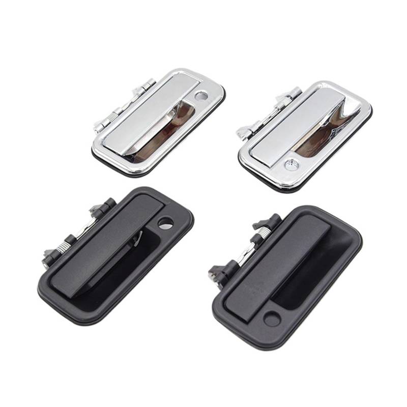 1 STÜCKE Kompatibel Für Isuzu Rodeo Pickup 1998 1999 2000 2001 2002 2003 Auto Vorne Hinten Äußere Türgriff Außentürgriffe(Chrome front left) von LVQJVAVE