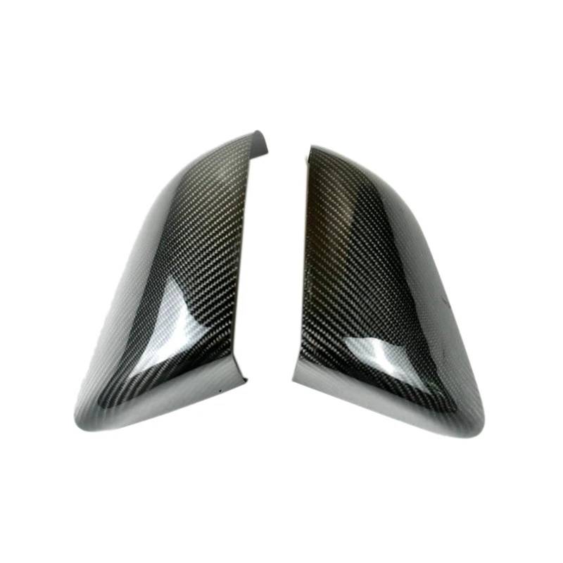 2Pcs Carbon Fiber Rückansicht Seiten Spiegel Abdeckung Shell Gehäuse Trim Kompatibel for Ford Mustang 2015 2016 2017 2018 2019 2020 von LVQJVAVE