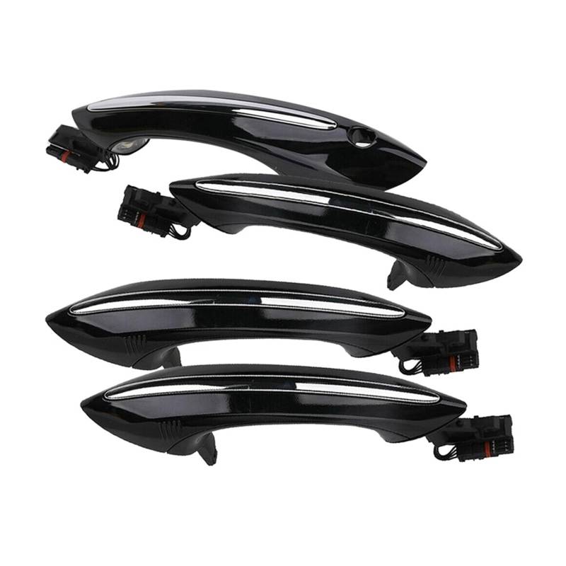 4 PCS Auto Außentürgriff Set mit Licht Kompatibel für BMW 5 6 7 Serie 530 640 740 F07 F10 F11 F06 F12 F13 F01 F02 von LVQJVAVE