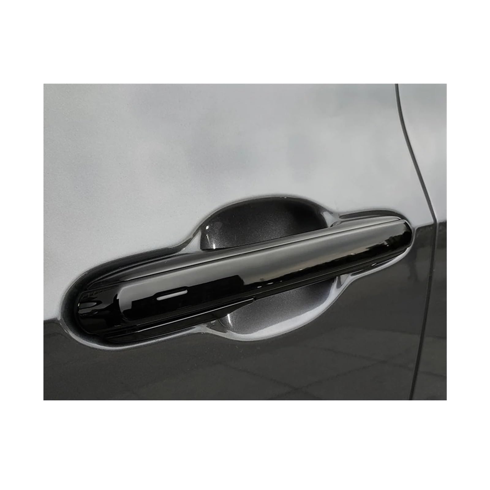 4-teiliges Set aus Carbonfaser-Textur, Türgriffabdeckung, kompatibel mit Lexus 2022NX250NX350H450H, Auto-Außentürgriff-Schutzverkleidung NX350(Porcelain black) von LVQJVAVE