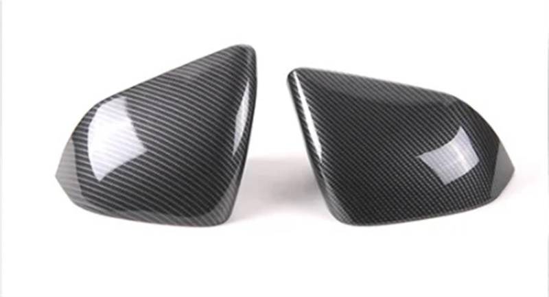 Äußere Seite Rückspiegel Dekoration Shell Cover Kompatibel for Ford Mustang 2015 2016 2017 2018 2019 2020 2021 2022(A carbon fiber grain) von LVQJVAVE